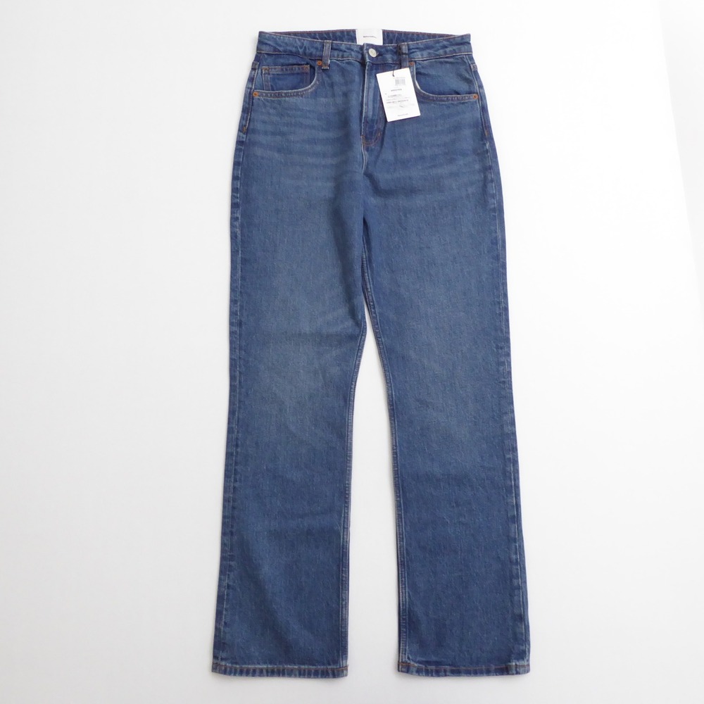 Reformation Women Jeans Blue Jax Stretch High Rise Straight 29